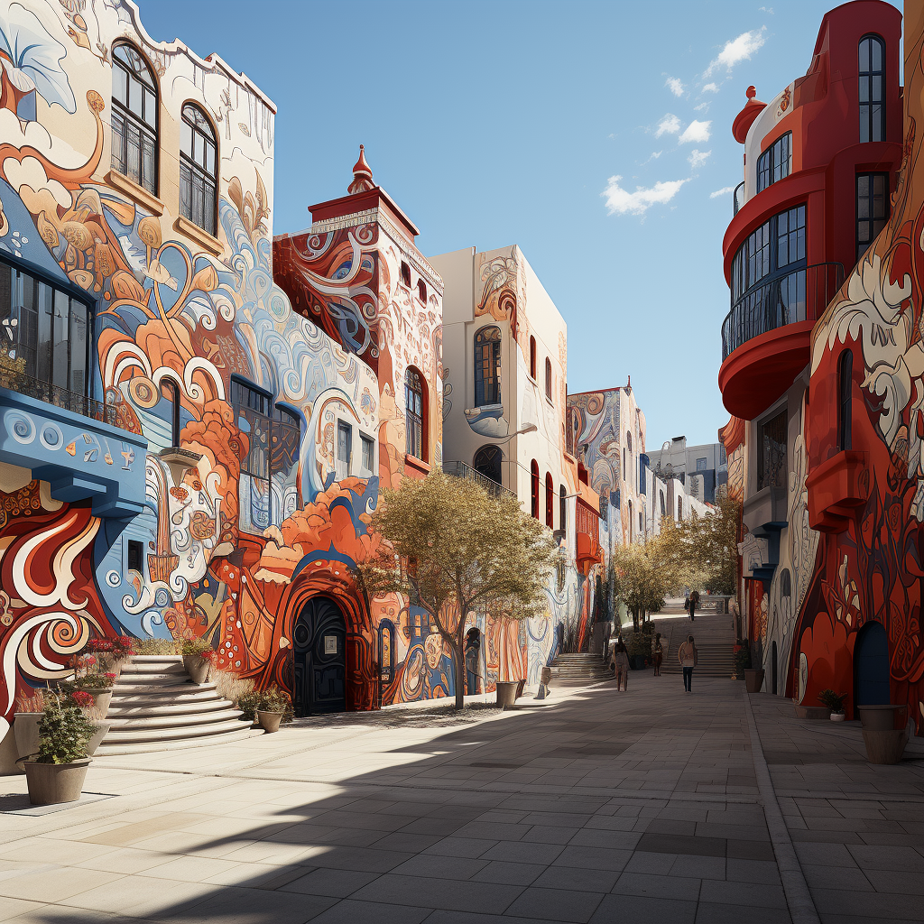 Colorful Cityscapes | Mediterranean Scene-16