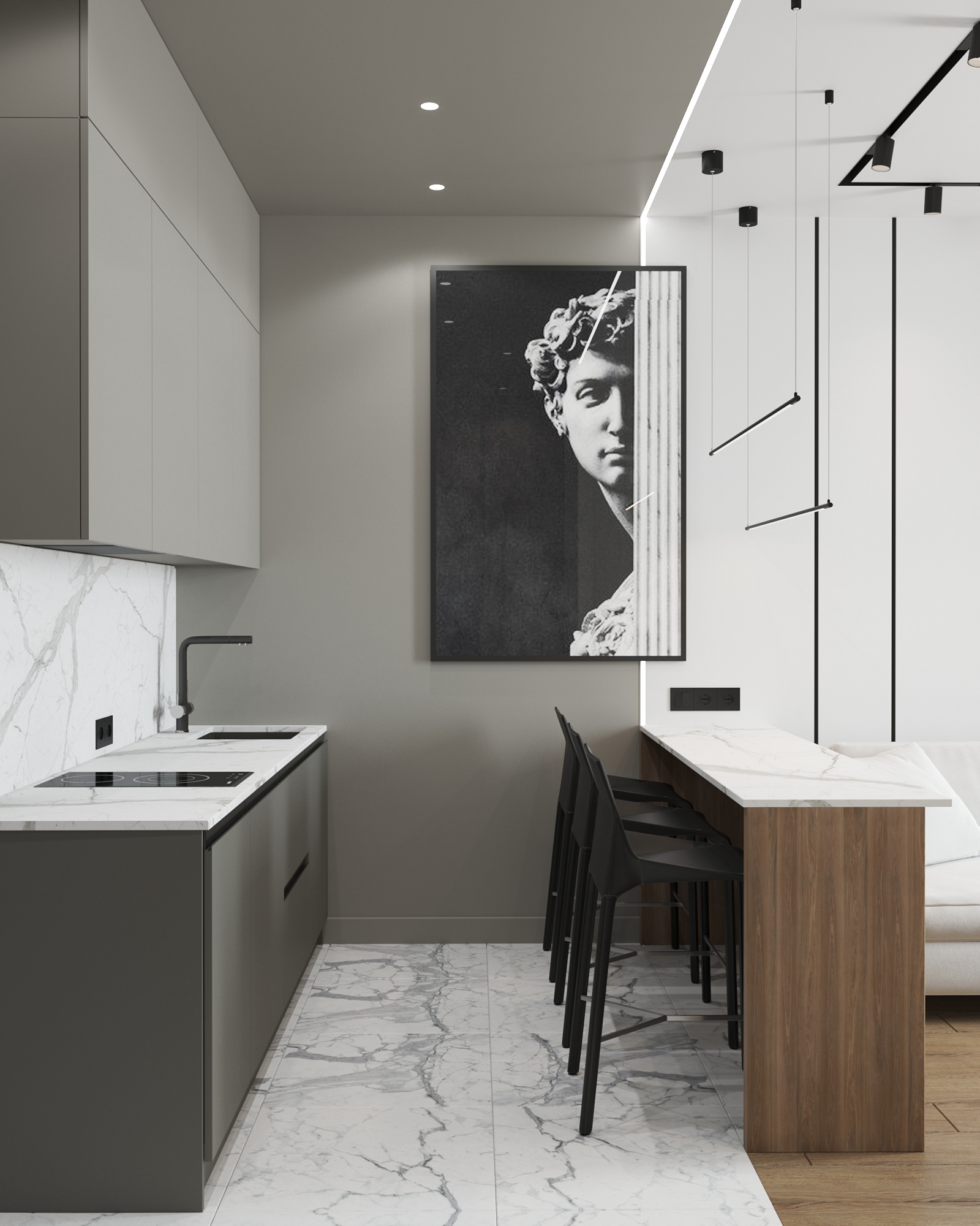 简约风公寓设计 细节超赞！-8