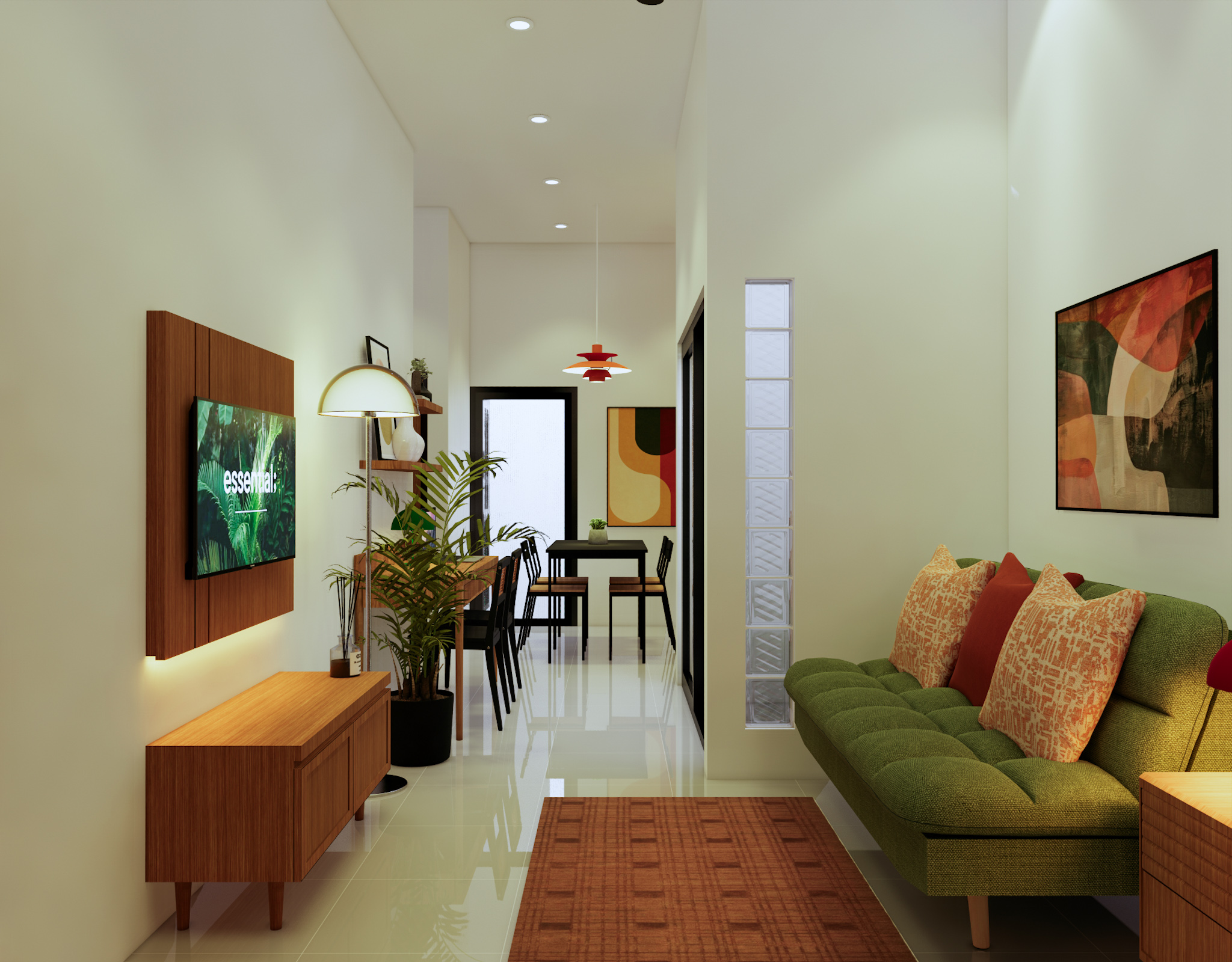 Mid-Century Modern: Small Space Living-2