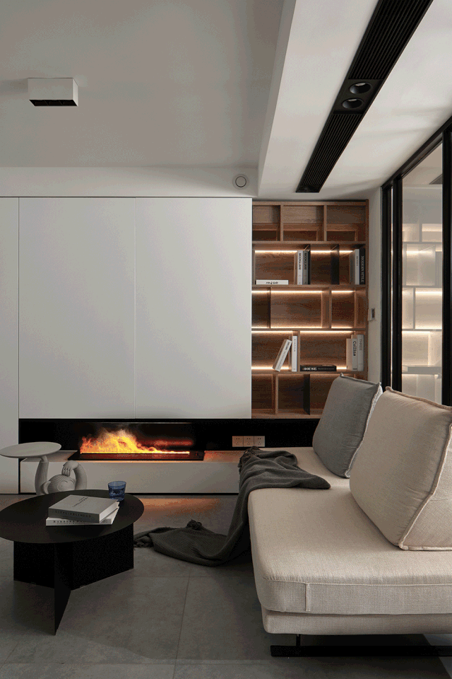 上海宝山招商中环华府 180㎡现代简约别墅设计-7