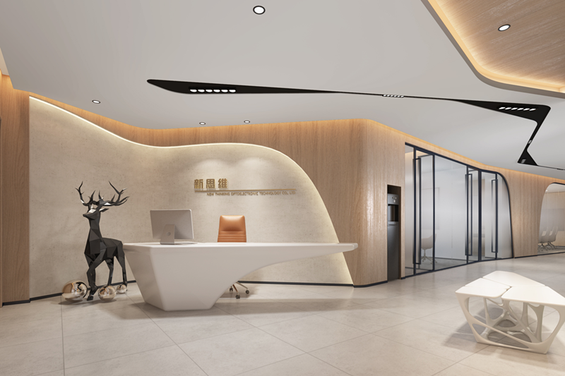 西安科技类企业办公室装修丨中国西安-8