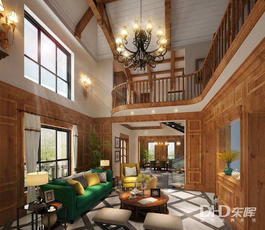 北京格拉斯小镇三期 3012#式田园风格别墅设计案例-14