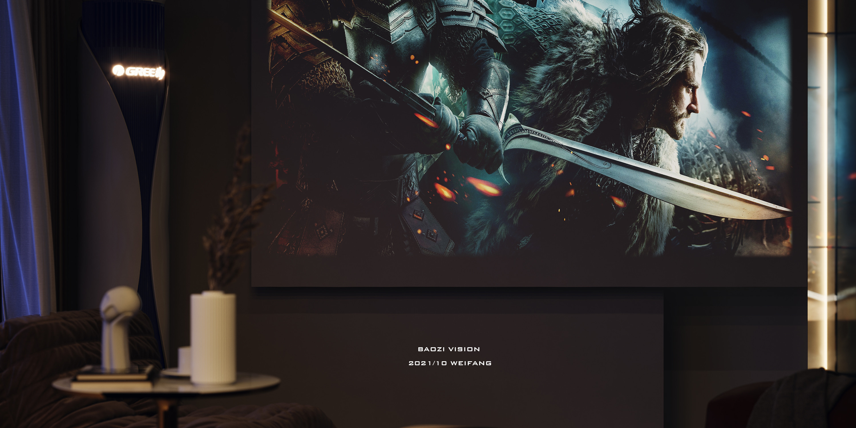 现代黑白灰家居一套-0