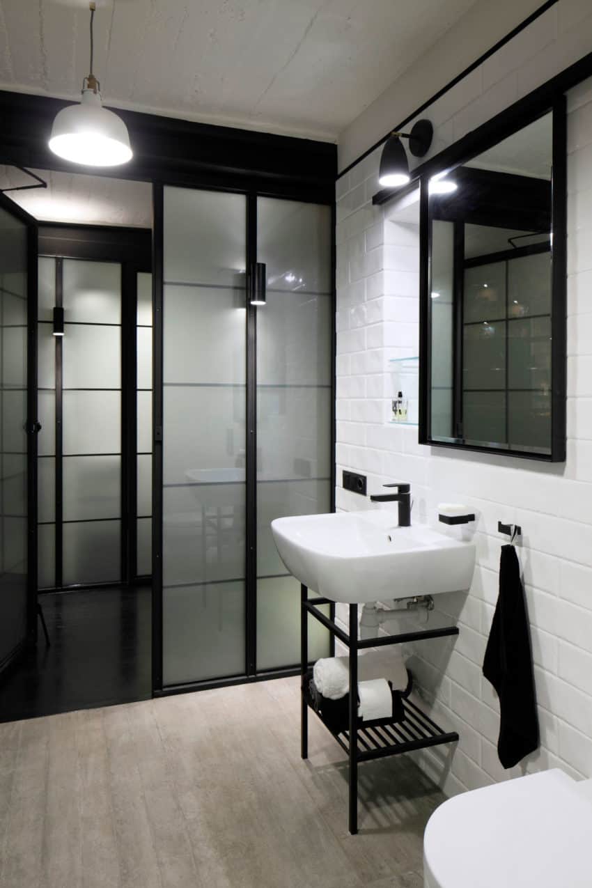 OPEN AD - Architecture and Design Creates an Industrial Chic Apartment in Riga, Latvia-16