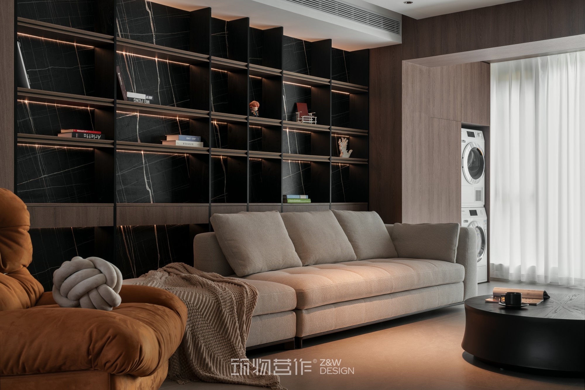 筑物营作实景｜美丽沙200㎡现代意式优雅风-20