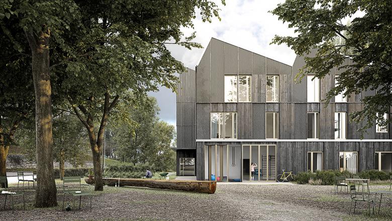 Erlinsbacherstrasse 可持续混合用途建筑丨瑞士丨Duplex Architekten-10