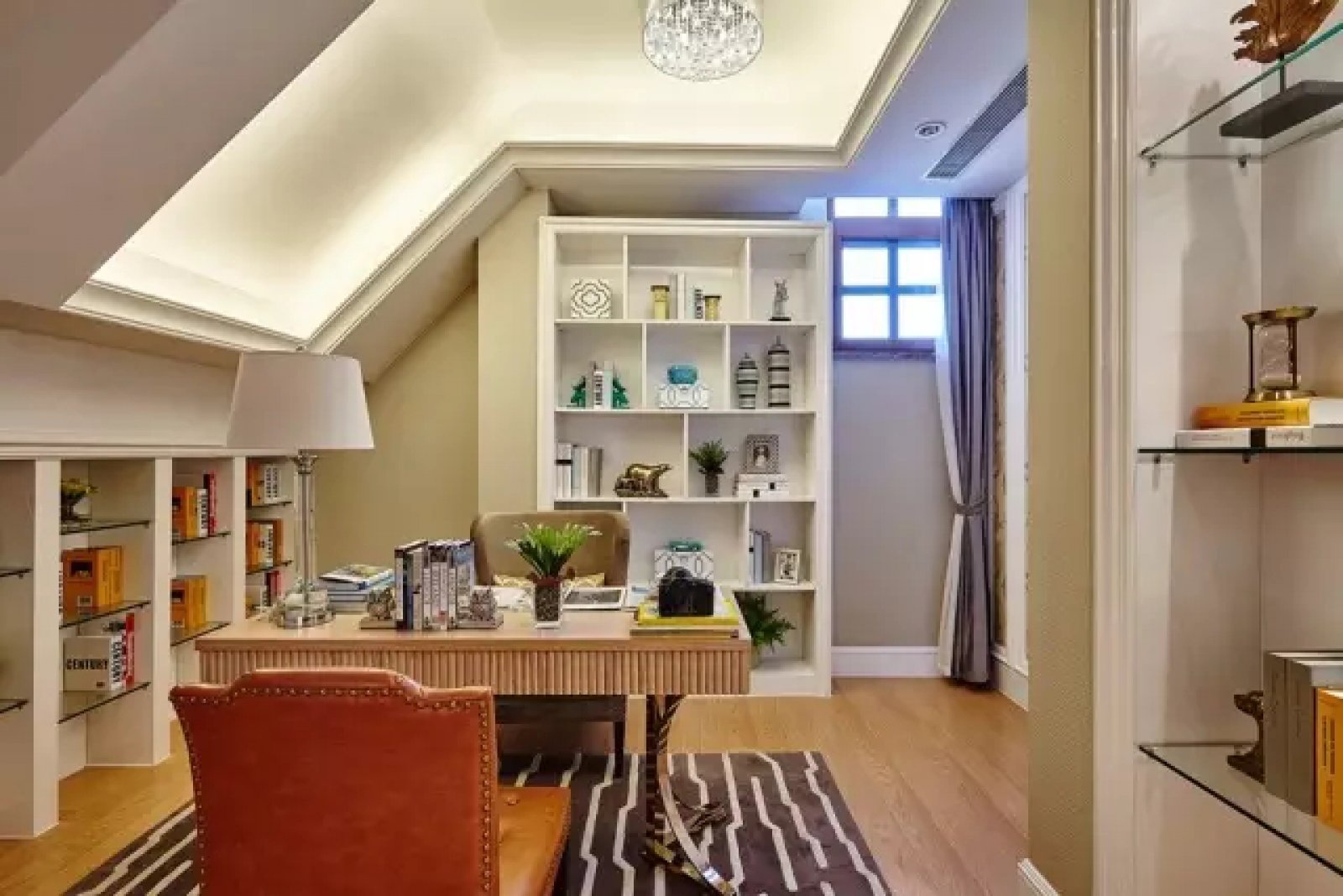 罗马假日 | 天津市星河上叠别墅样板房设计-10