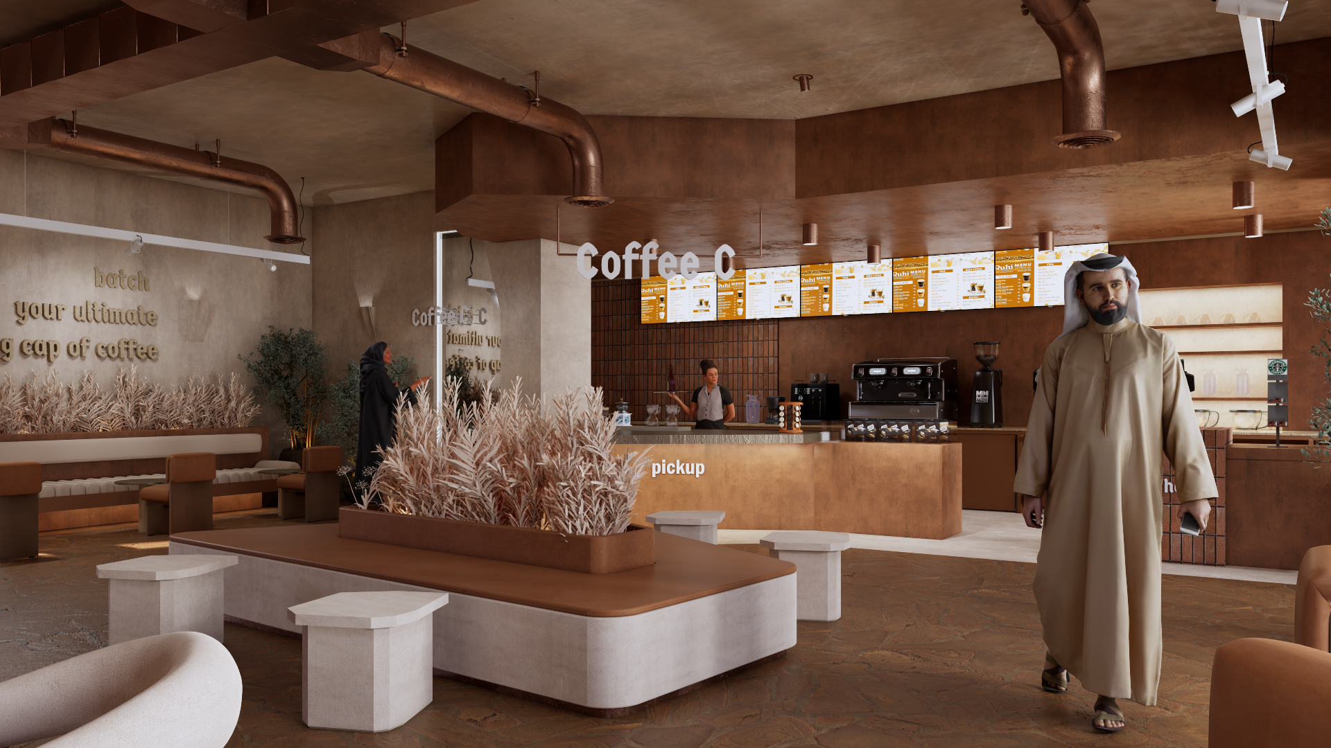 咖啡店丨沙特阿拉伯利雅得-6