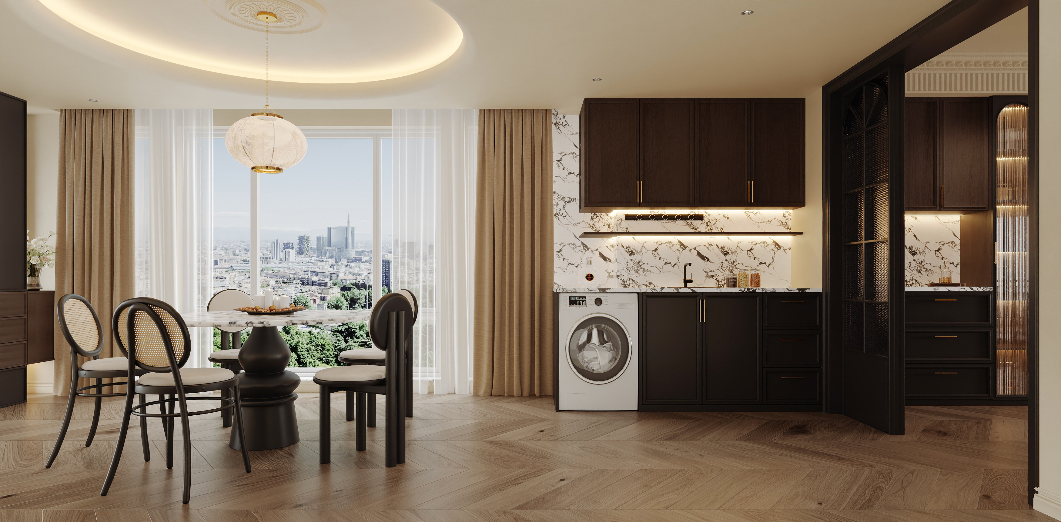 法式中古风住宅设计-9