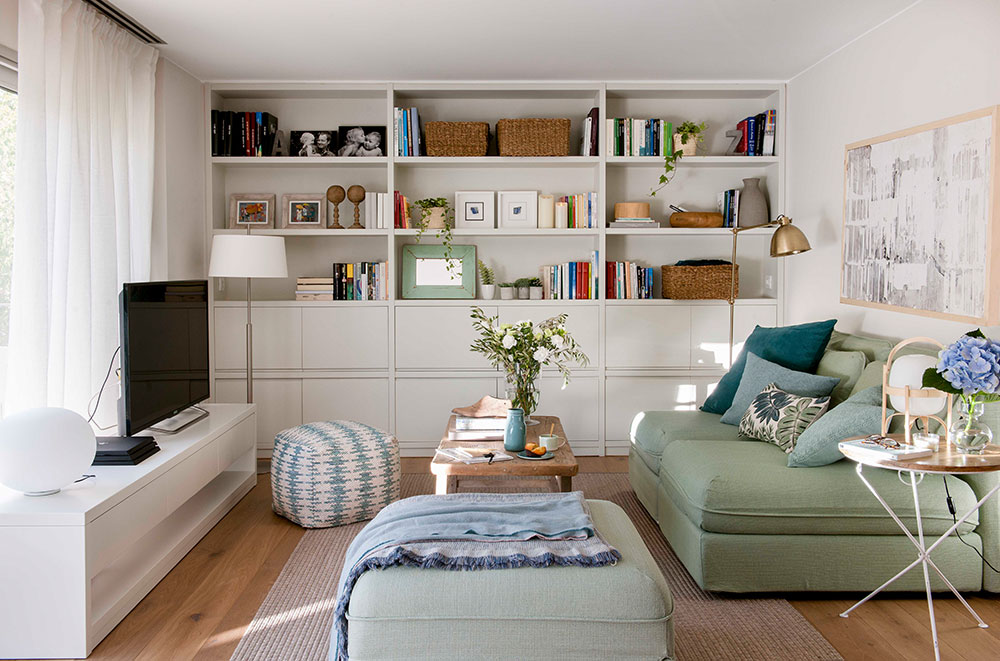 巴塞罗那智能温馨小户型家庭公寓设计-1