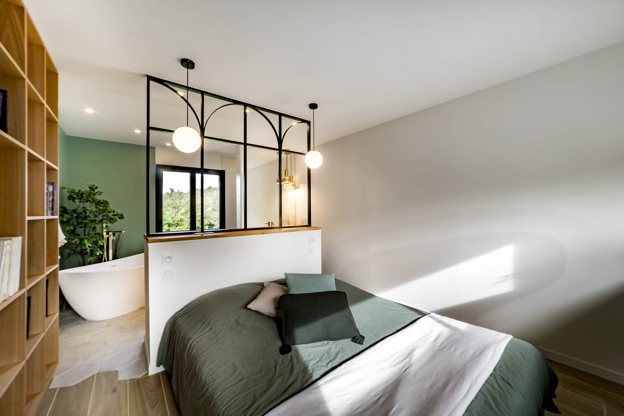 Réalisation / Blanc éclatant – Architecte d'intérieur. Skéa Designer.-58