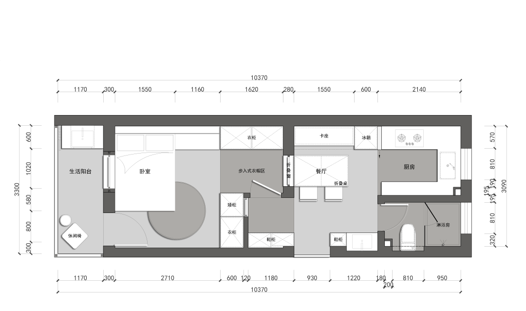 AO DESIGN概念，老破小的翻身仗,属于我的精神索居丨中国南京丨凹设计-4