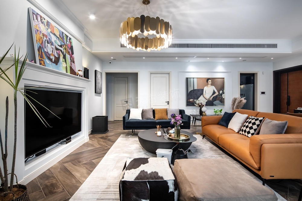 万科御澜道大平层曼哈顿风设计案例-3