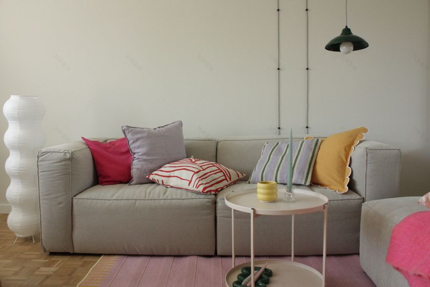 华沙50平米公寓室内设计项目丨波兰华沙丨P,art设计工作室(Karina Roman)-5