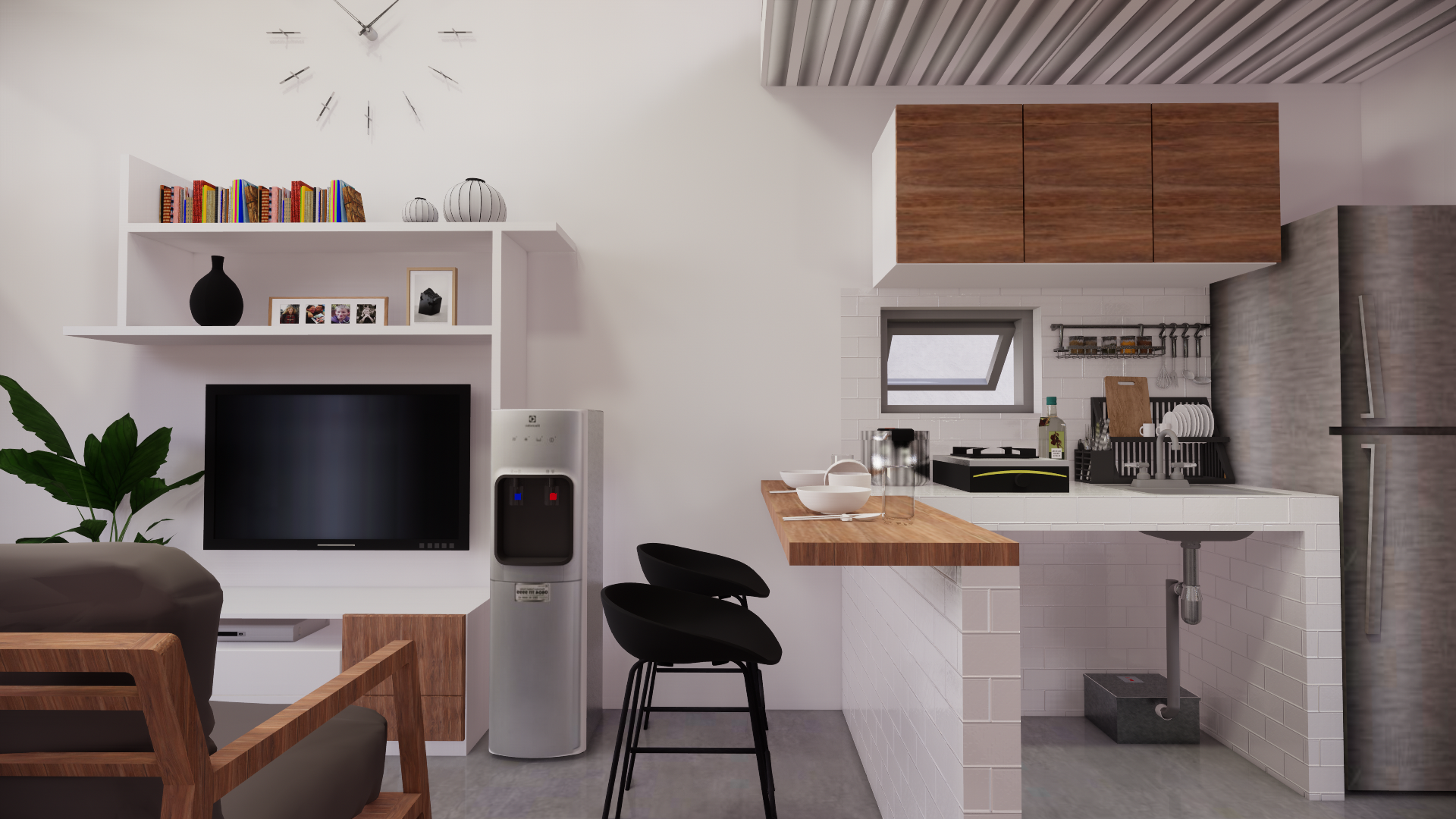 3D Rendering Compact House-7