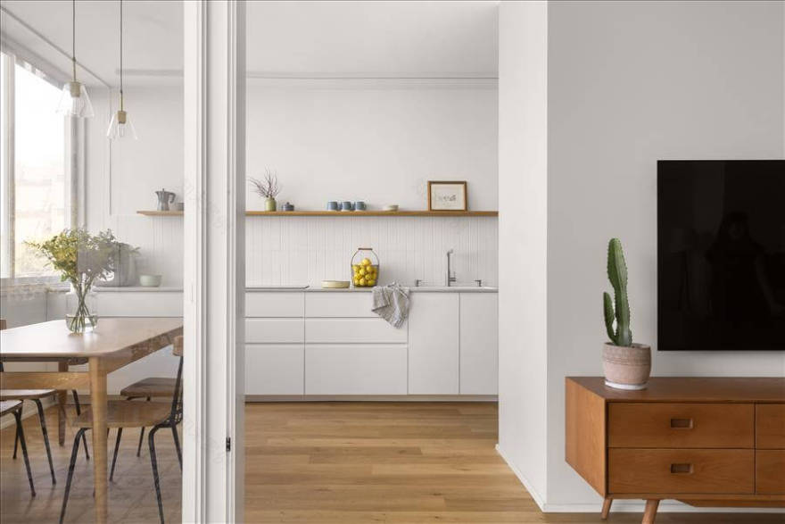 特拉维夫一座保护建筑内公寓的粗野主义设计装修丨以色列特拉维夫丨建筑师兼室内设计师Shir Margolin-23