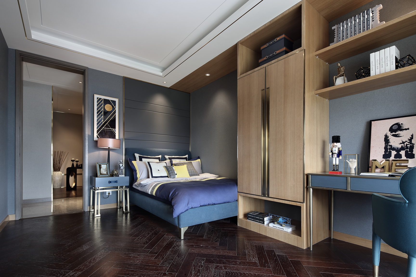 筑研设计--洛阳翡翠庄园样板间-23