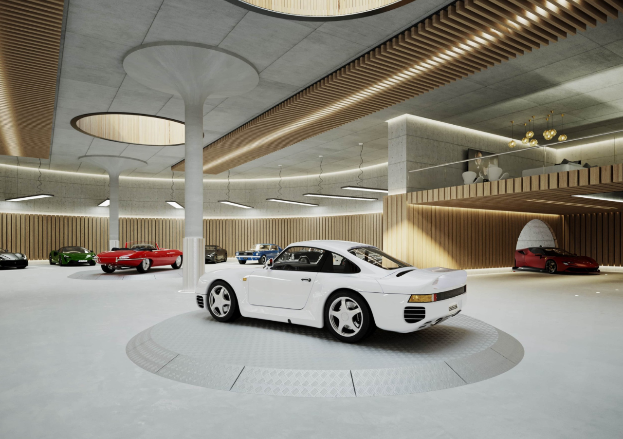 豪宅车库设计丨英国丨Jonathan Clark Architects-44