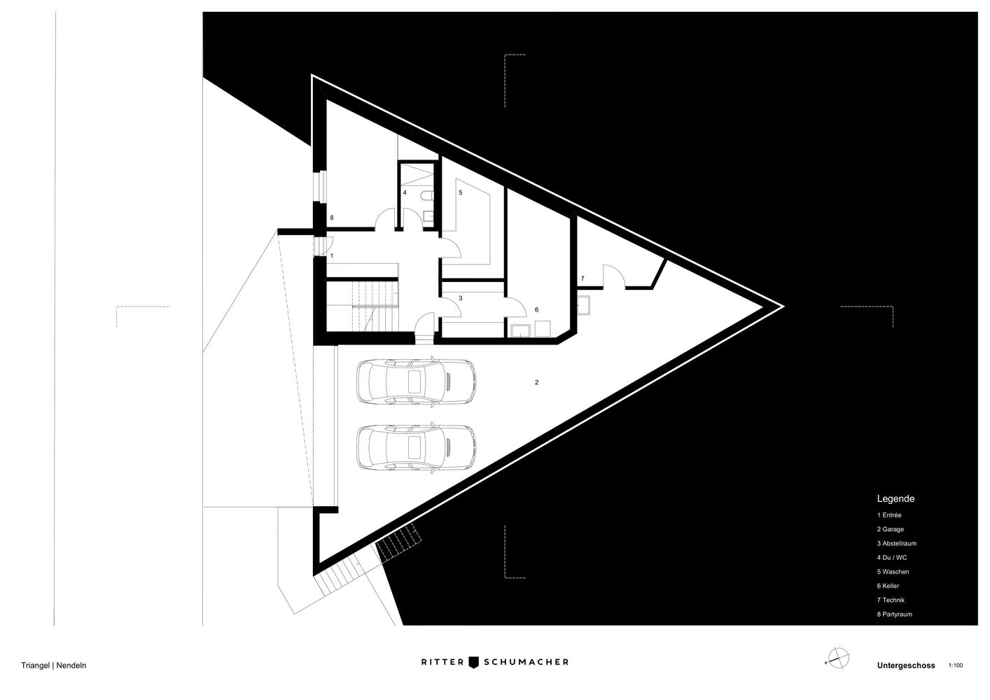 森林边缘的三角形诗意住宅-51