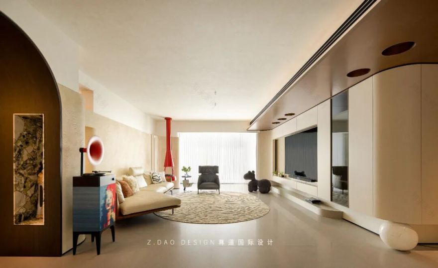 造影(华润·凯旋门320㎡大平层项目)丨尊道国际设计-20