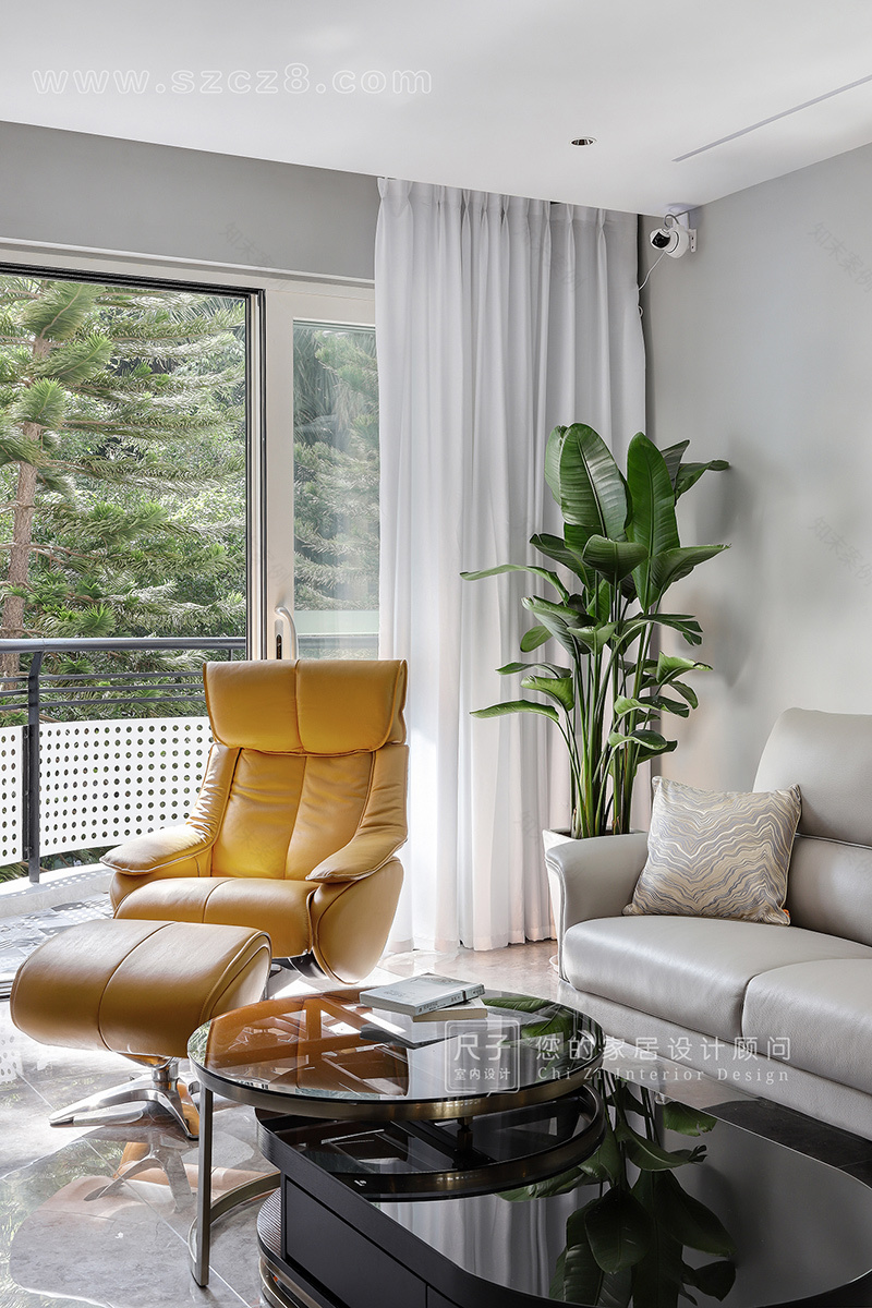 深圳观海台 140 平米现代轻奢风,生活因光影斑驳而精彩-15