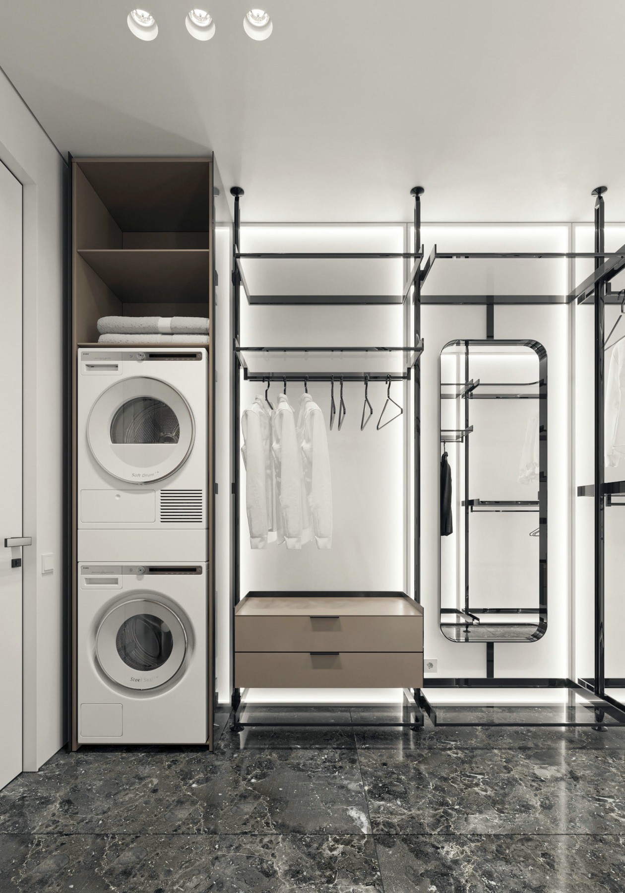 质朴色调++ 线条感，打造超舒适、超有范儿的家居空间-17