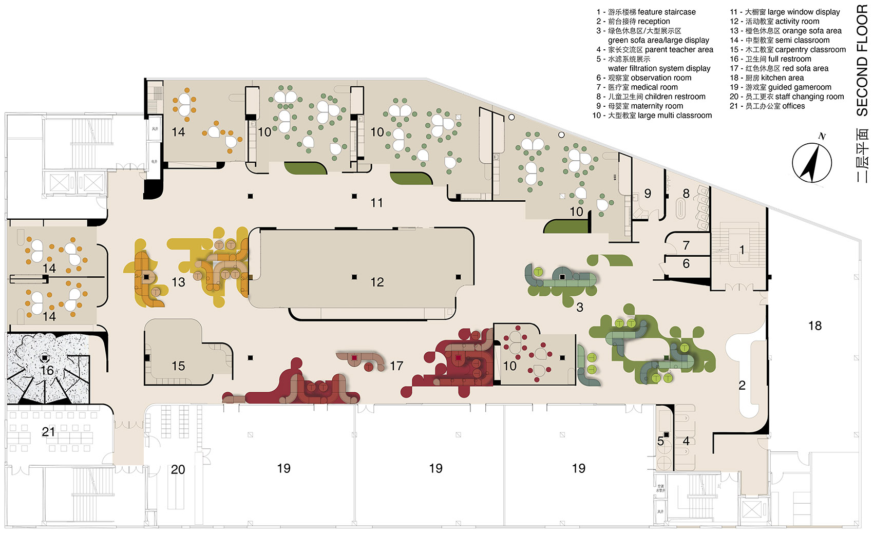 北京·“蜜糖国”儿童成长中心设计 | 未WAY Studio-17