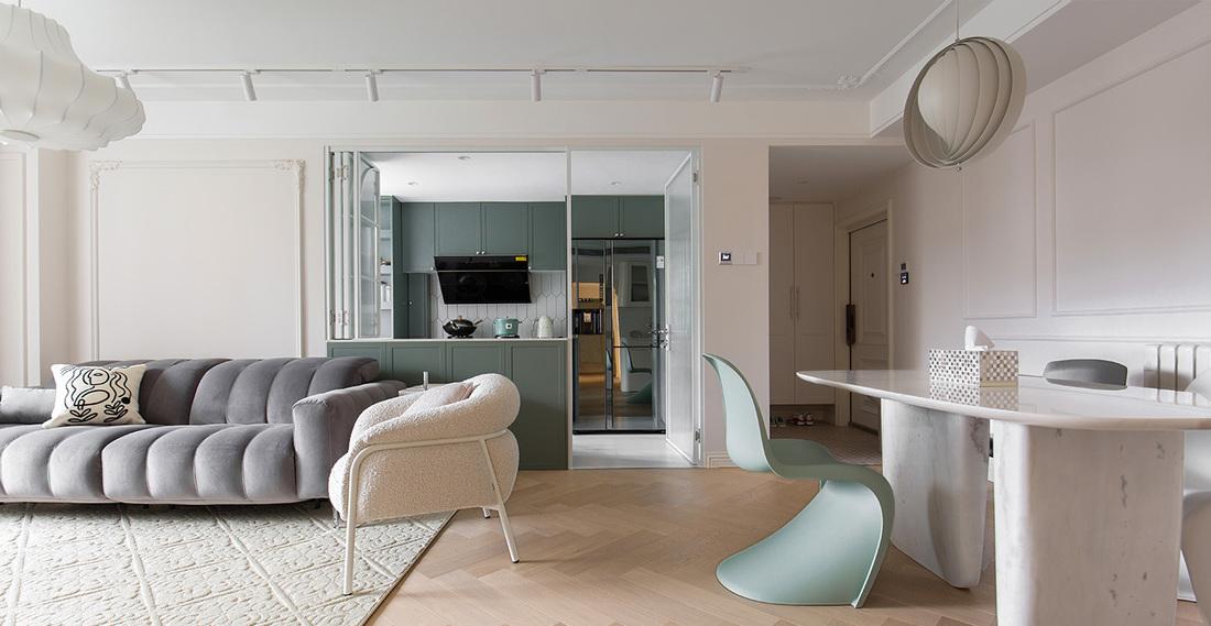 三世同堂的法式开放厨房设计丨中国北京丨JORYA玖雅-1