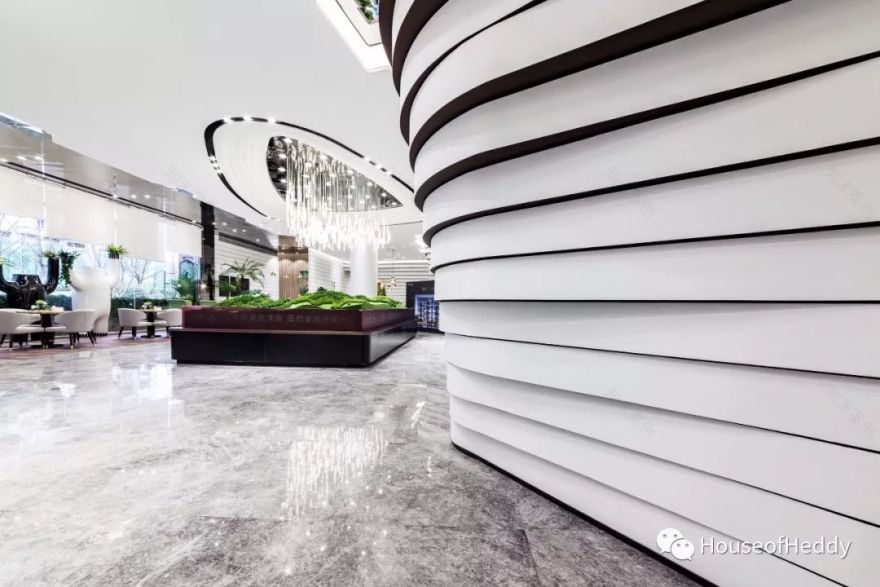 首发 | 龙湖 · 九里晴川 · 揽境 | 绿意未来感的销售中心-76