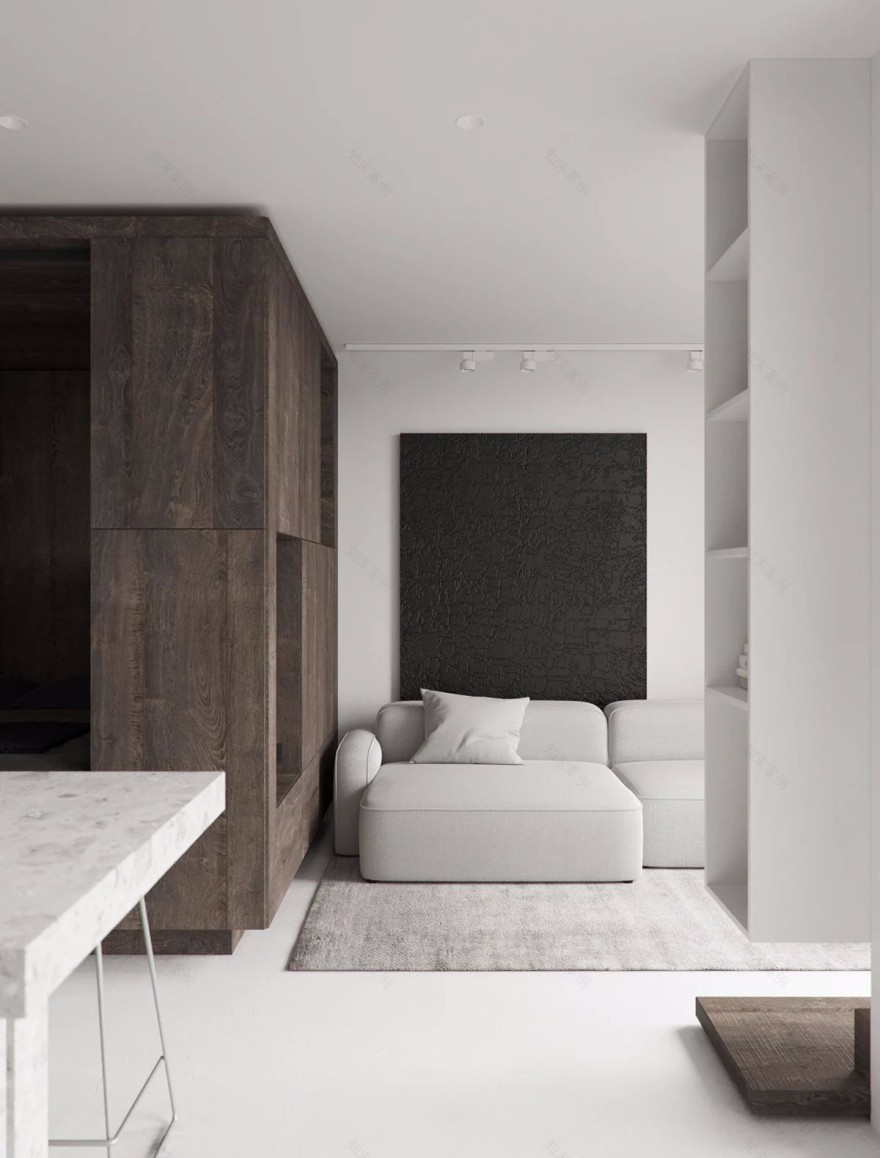 40㎡ 巧用“盒子”划分空间/再小的家也不嫌挤-45