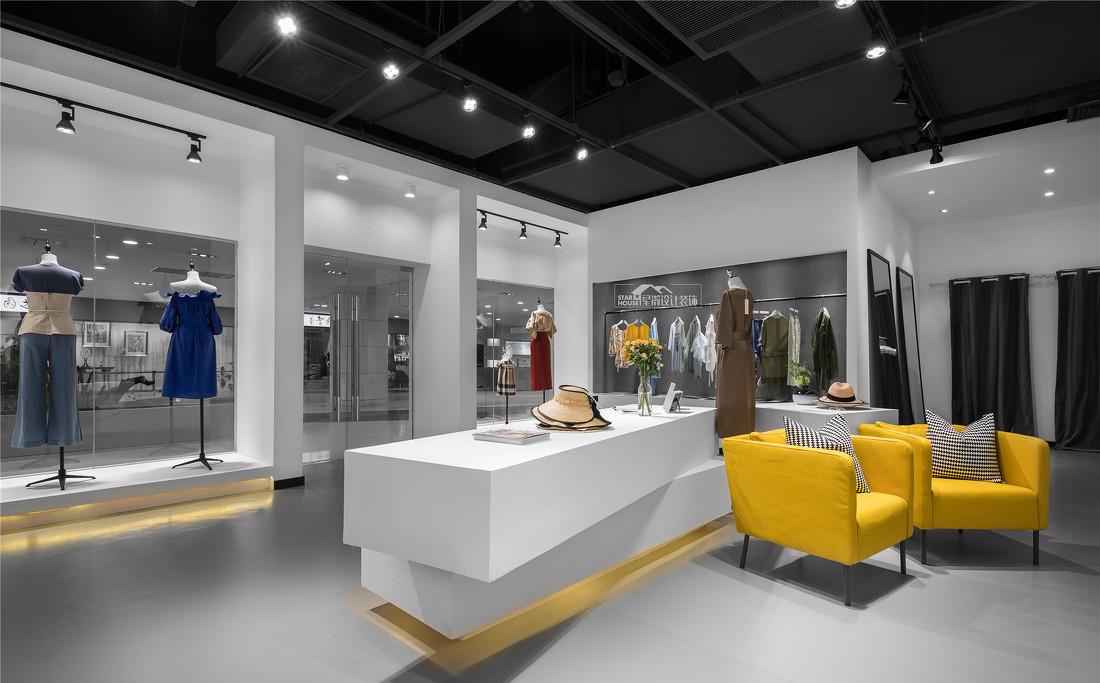 星瀚设计丨服装店丨「极简主义」JYY服饰店-5