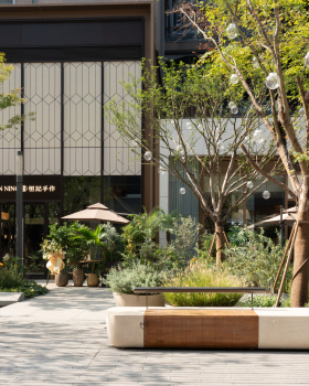 杭州亚奥万象天地景观提升:让自然回归，让生活回归 丨中国杭州丨风物营造