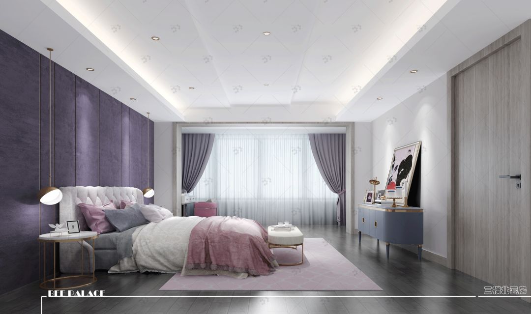 合肥万科城市之光别墅 B 区瀚然院现代轻奢风格设计-28