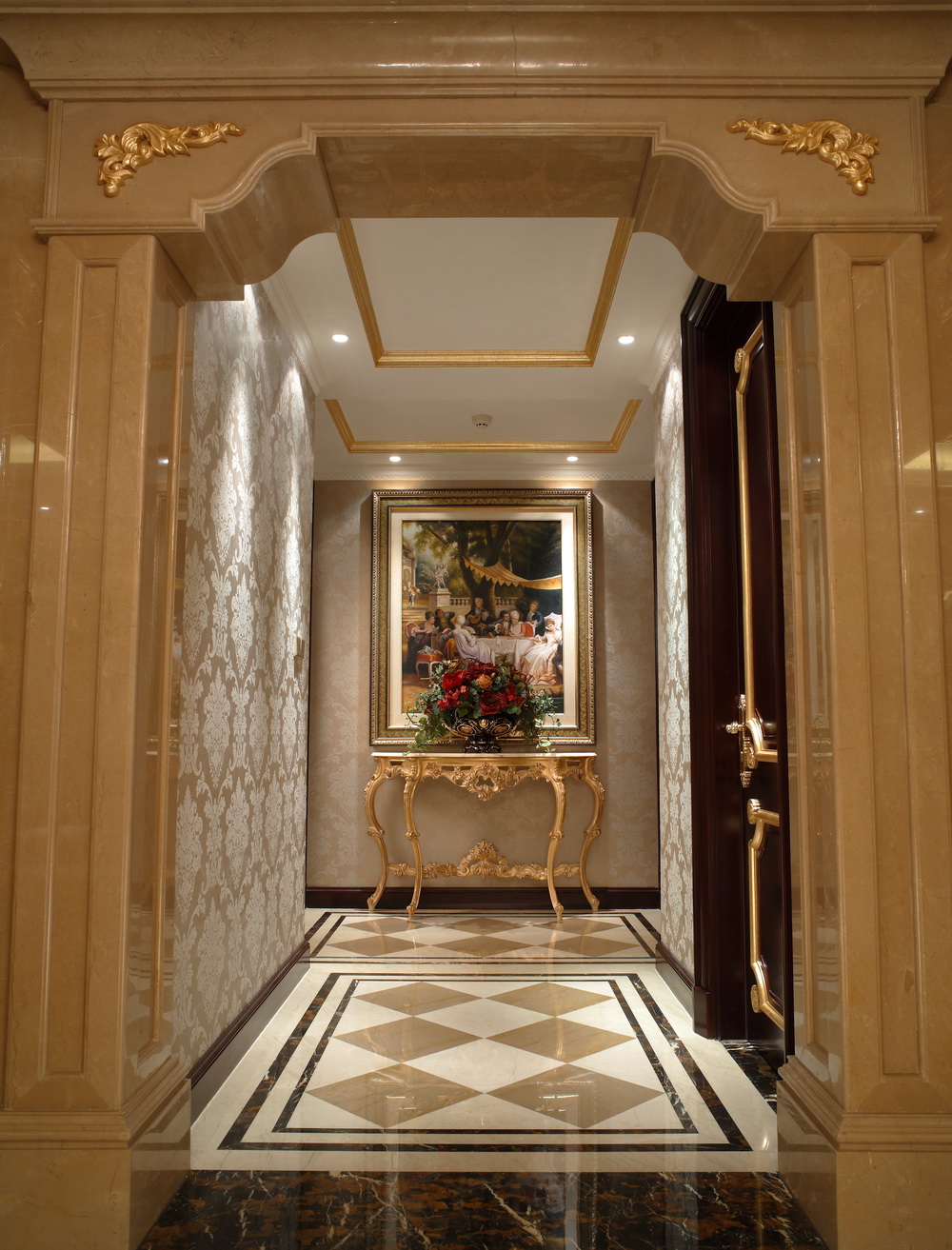 泉州浦西万达公馆 豪华欧式样板房-21