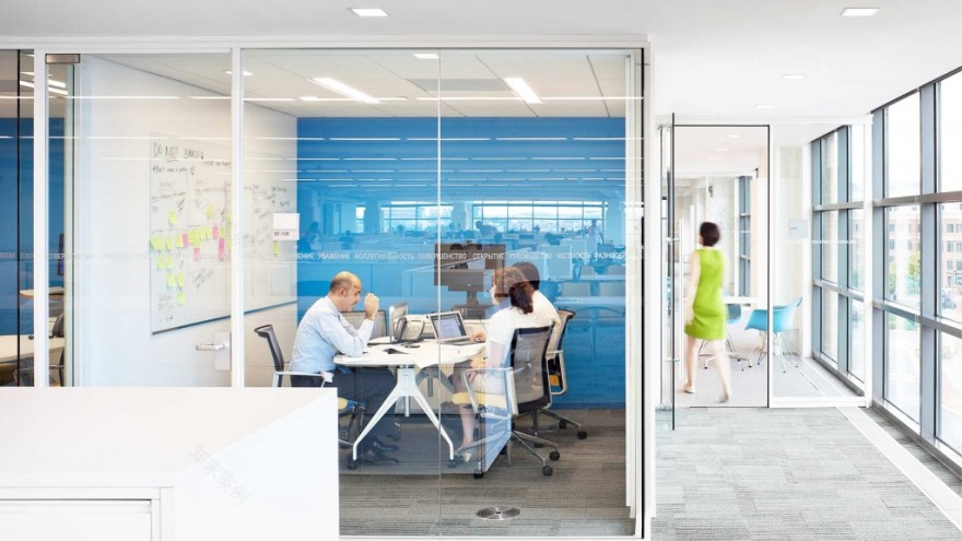 Gensler 为约翰霍普金斯国际医学打造无界限协作办公空间-4