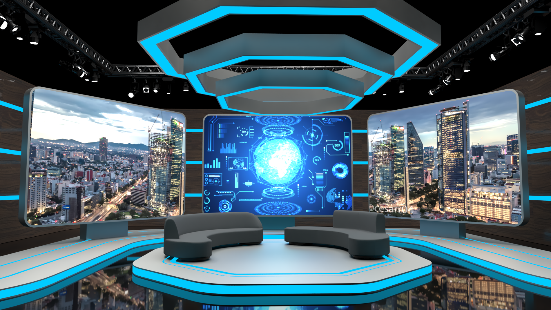 SET DE TELEVISIÓN-2