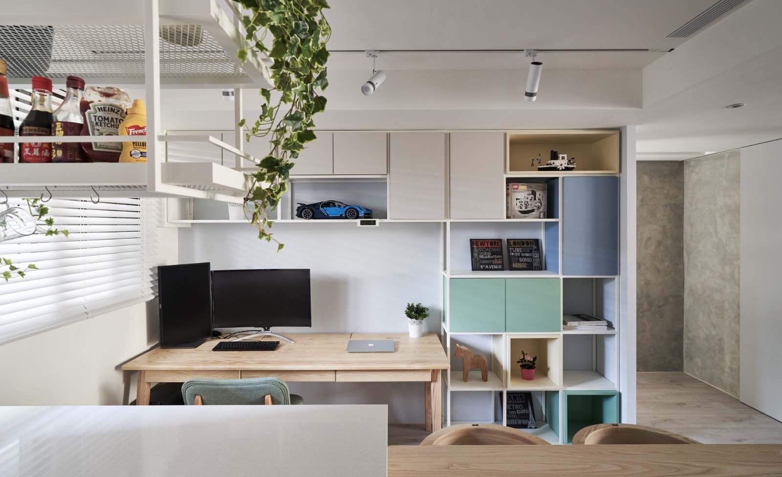 乐创空间设计 | 原木色浅蓝打造舒适生活-19