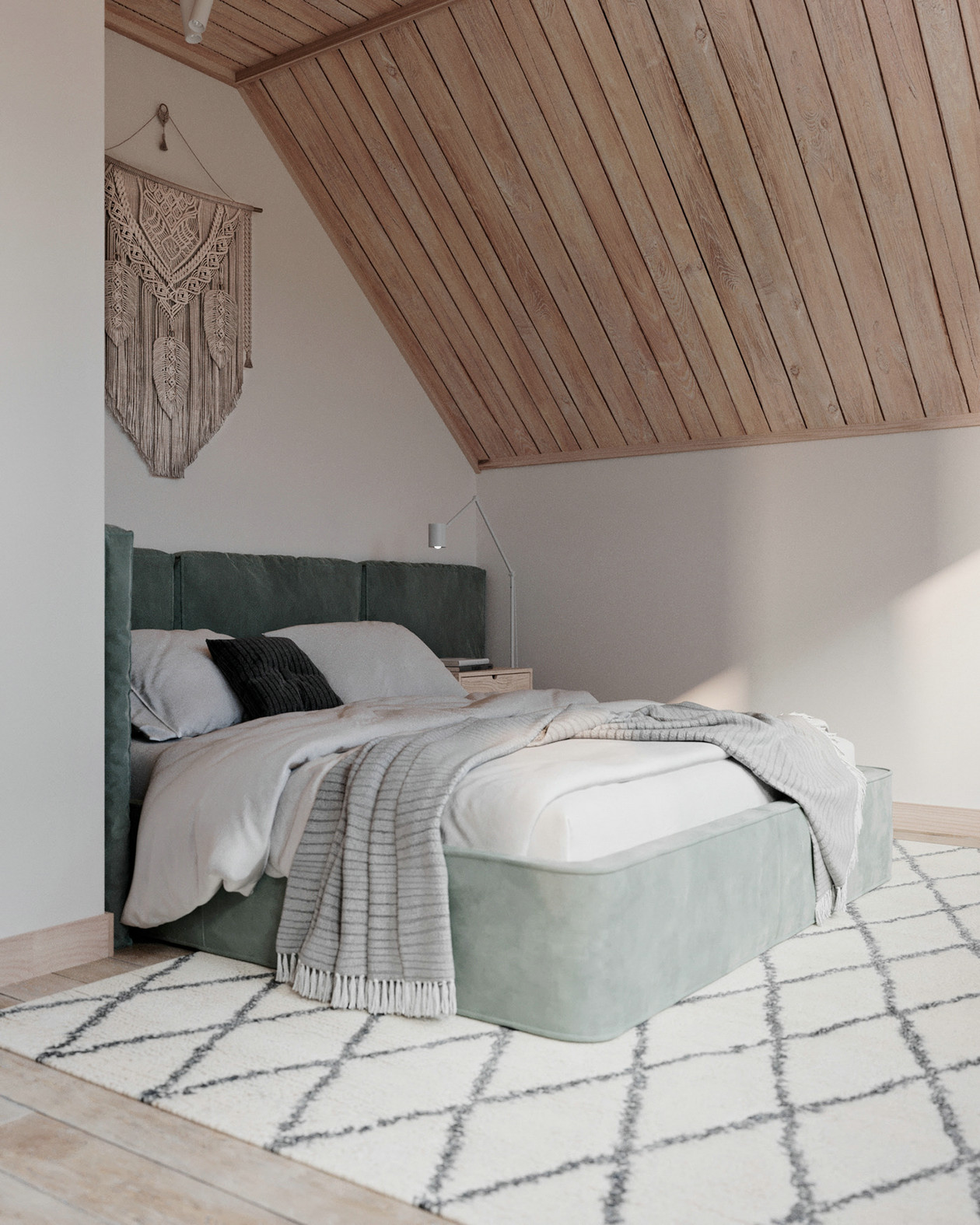 167㎡原木色系室内设计-23