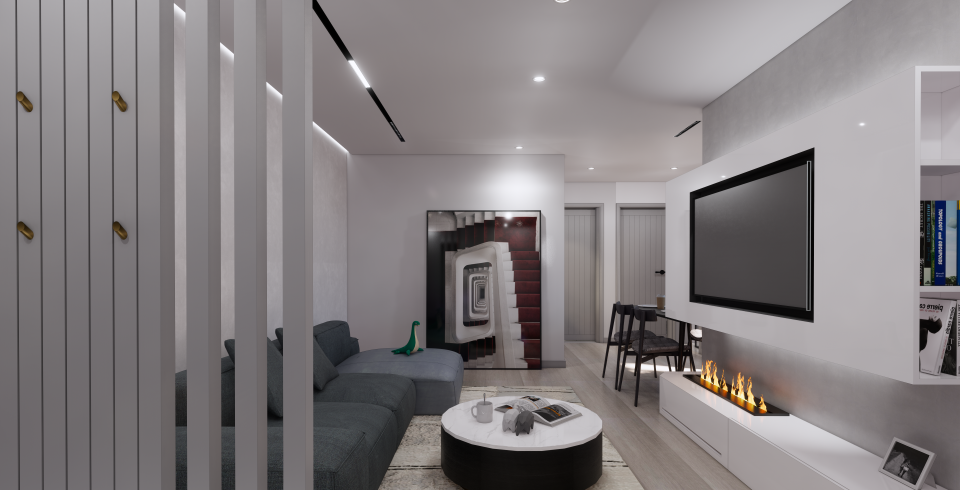 极简现代风,打造两代人的生活空间-1