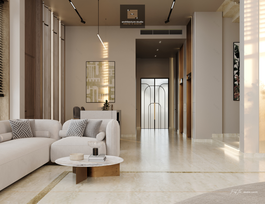 现代酒店接待处丨沙特阿拉伯丨A2Z Architects-12