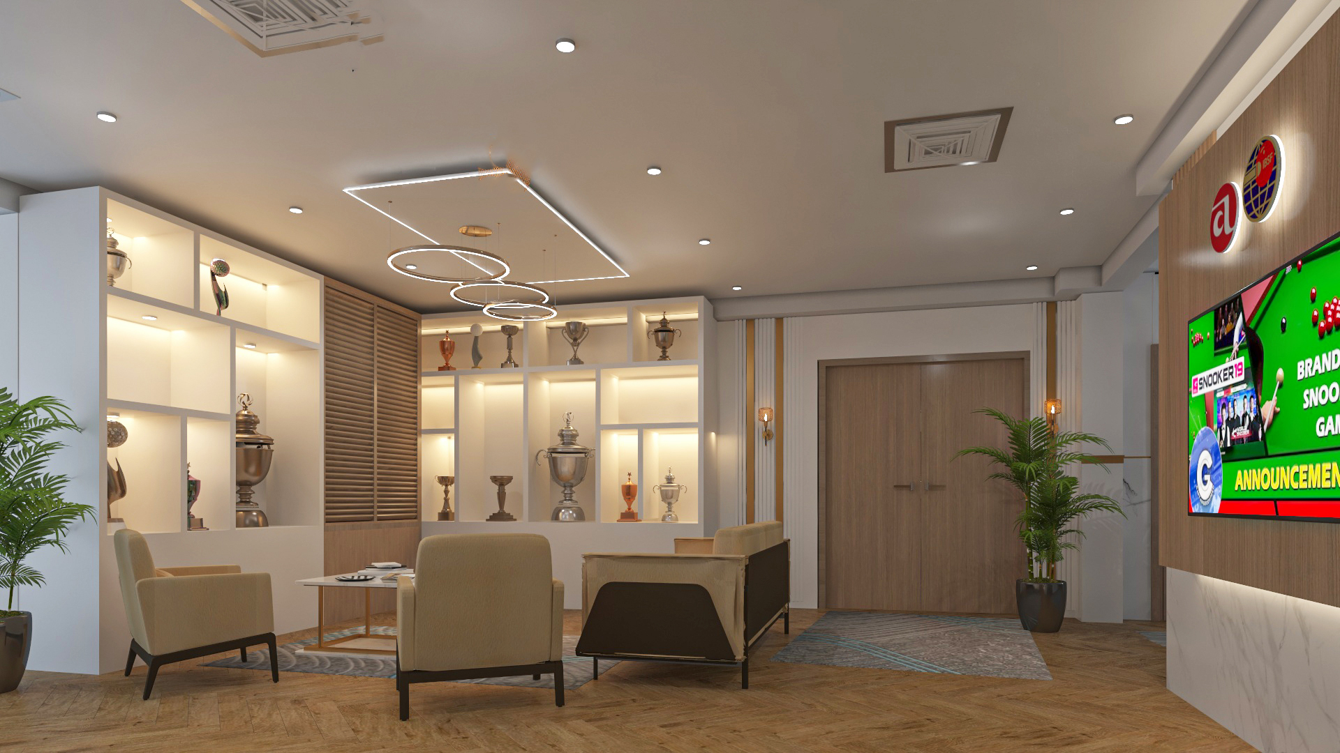 snoker Qatar etihad cooperation reception hall-9