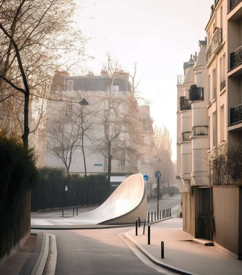 巴黎隐藏的滑板公园丨法国巴黎丨ūti Architectes-4