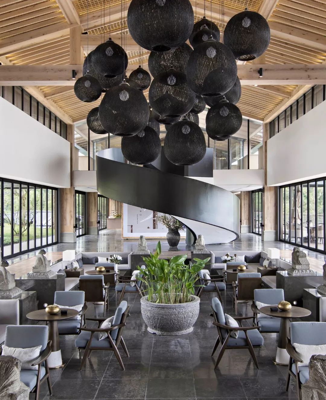 佛山拾野川售楼处 | 岭南人文与自然融合的室内空间-14