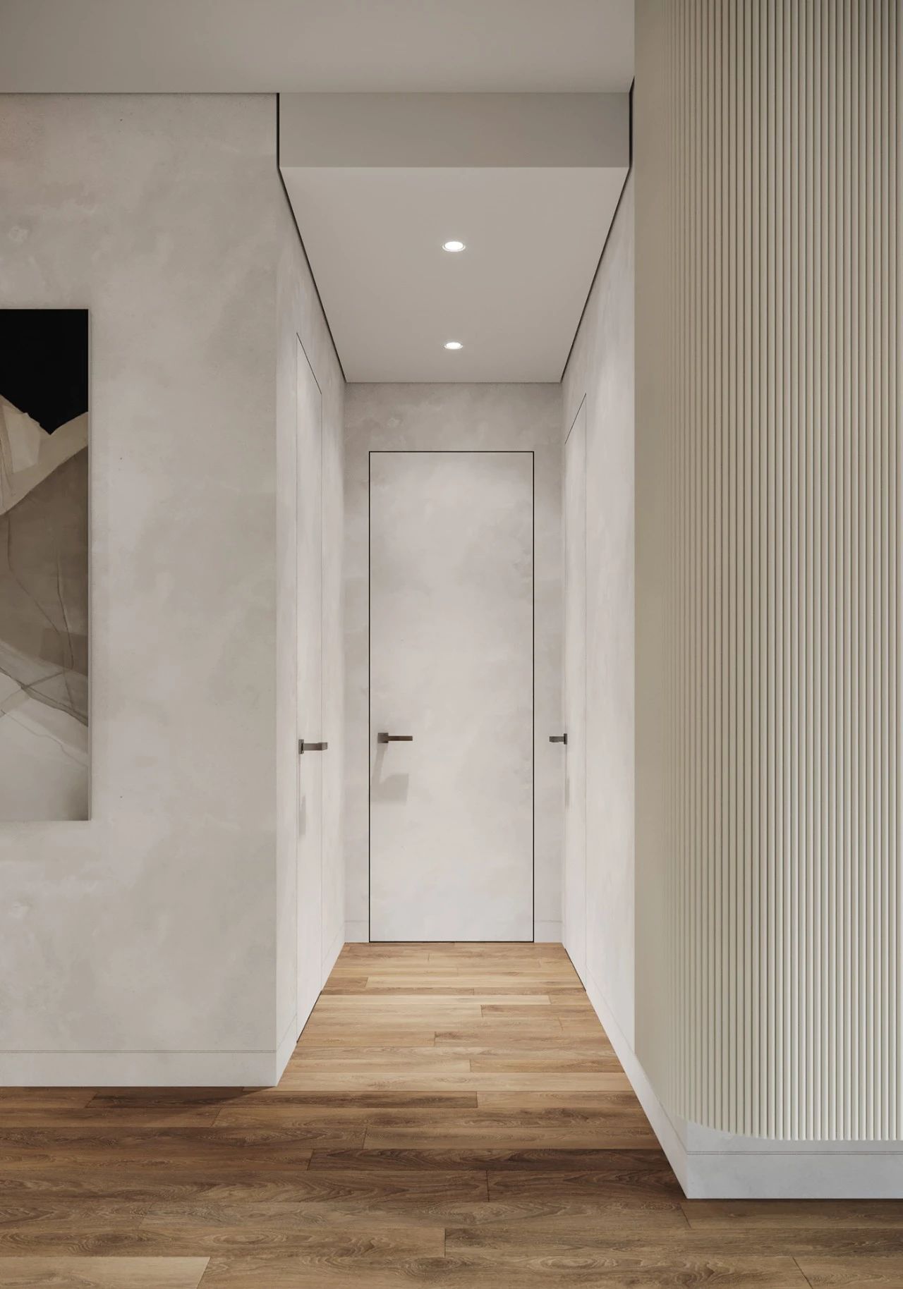 88㎡现代简约家居,原木与灰色打造温馨时尚空间-17