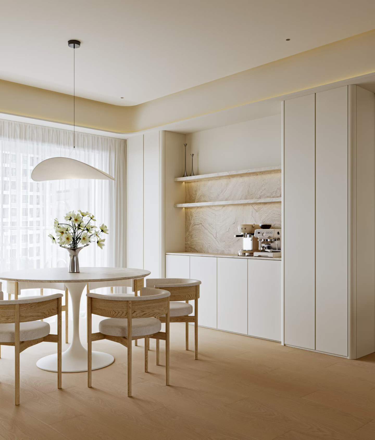 原木风客餐厅效果图表现-4