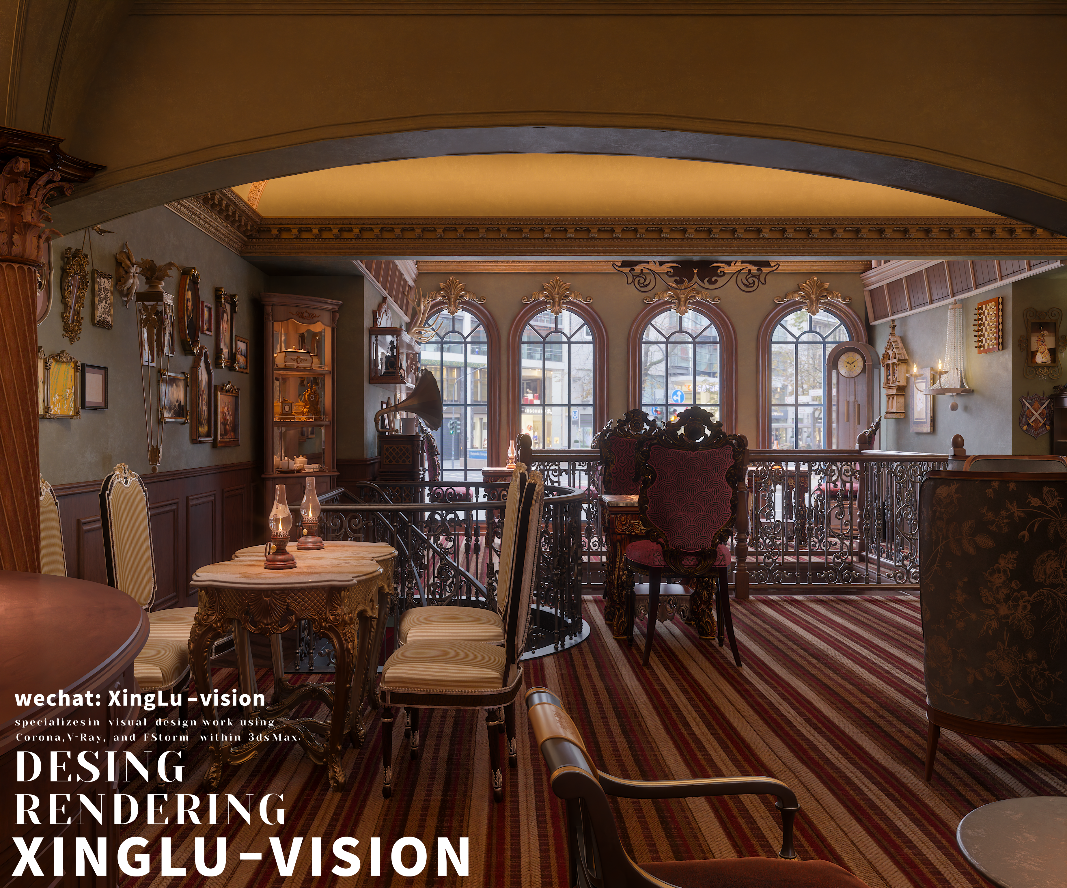 近期渲染·酒吧丨星路视觉-14