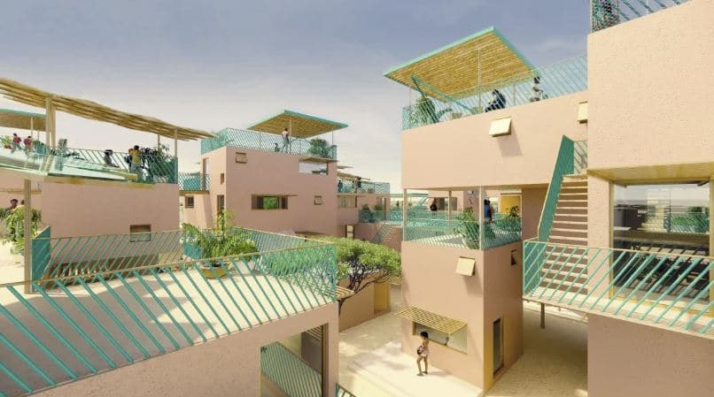 ONU Hábitat用回收塑料建造房屋项目丨喀麦隆丨JDS architects-9