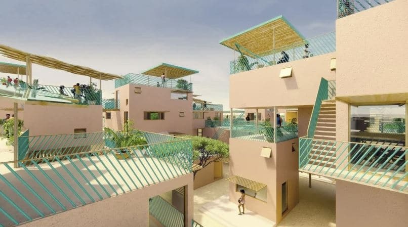 ONU Hábitat用回收塑料建造房屋项目丨喀麦隆丨JDS architects-9