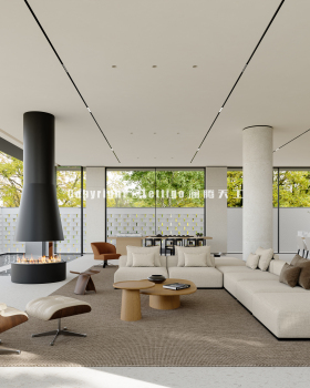 别墅的视觉盛宴-原木自然