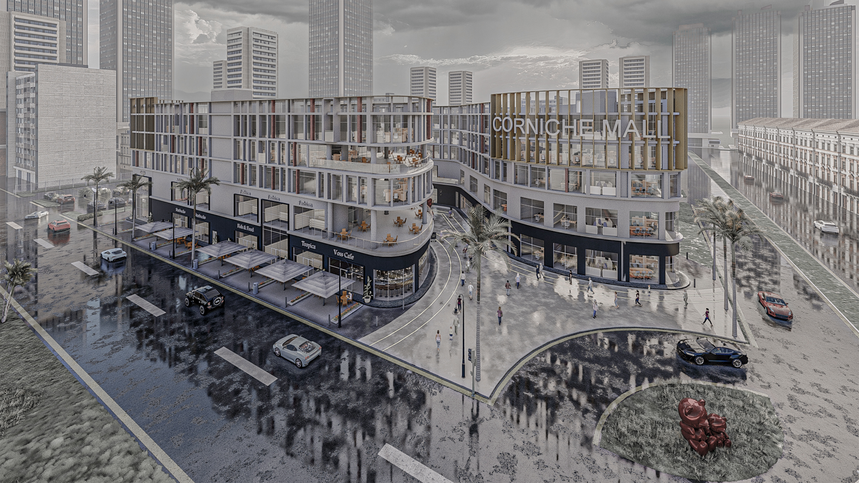 Corniche Mall – Commercial & Office Hub in New Mansoura-11